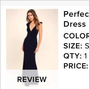 Maxi dress, never worn. Paid 98.